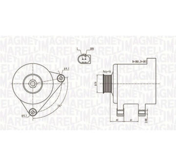 generátor MAGNETI MARELLI 063731782010