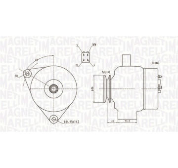 generátor MAGNETI MARELLI 063731783010