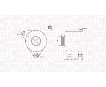 generátor MAGNETI MARELLI 063731789010