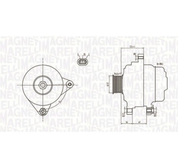 generátor MAGNETI MARELLI 063731792010