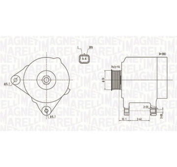 generátor MAGNETI MARELLI 063731824010