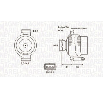 generátor MAGNETI MARELLI 063731864010