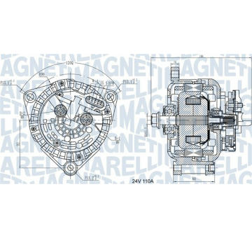 generátor MAGNETI MARELLI 063731871010