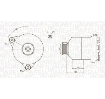 generátor MAGNETI MARELLI 063731872010