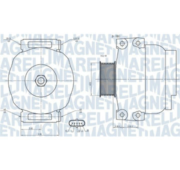 Alternátor MAGNETI MARELLI 063731880010