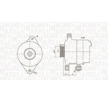 generátor MAGNETI MARELLI 063731891010