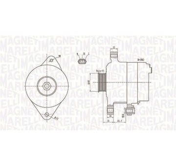 generátor MAGNETI MARELLI 063731892010