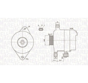 generátor MAGNETI MARELLI 063731893010