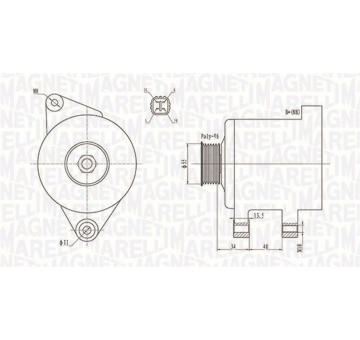 generátor MAGNETI MARELLI 063731894010