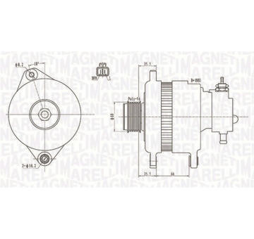 generátor MAGNETI MARELLI 063731899010