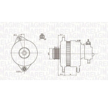 generátor MAGNETI MARELLI 063731900010