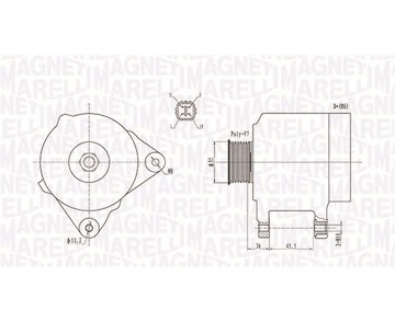 generátor MAGNETI MARELLI 063731907010