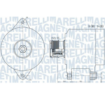 generátor MAGNETI MARELLI 063731909010