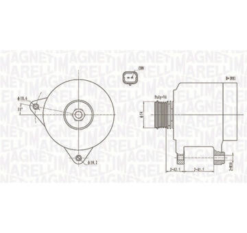 generátor MAGNETI MARELLI 063731914010