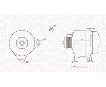 generátor MAGNETI MARELLI 063731921010