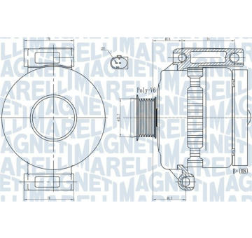 generátor MAGNETI MARELLI 063731923010