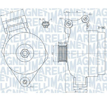 generátor MAGNETI MARELLI 063731925010