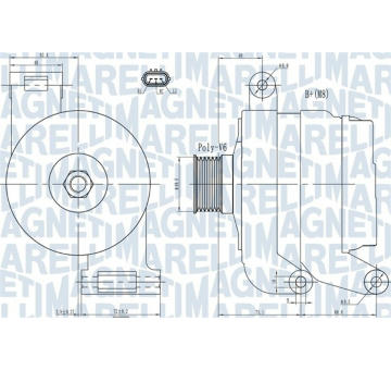 generátor MAGNETI MARELLI 063731926010