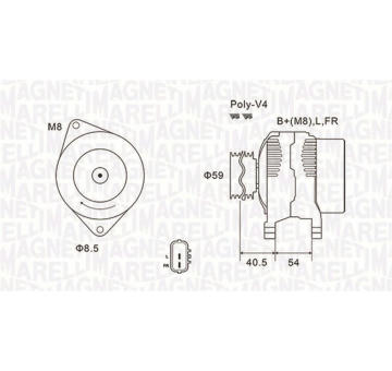 generátor MAGNETI MARELLI 063731927010