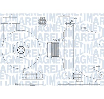 generátor MAGNETI MARELLI 063731931010