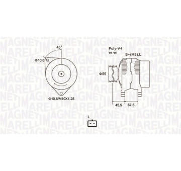 generátor MAGNETI MARELLI 063731963010