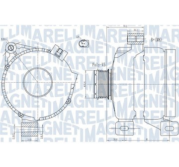 generátor MAGNETI MARELLI 063731967010