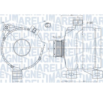 generátor MAGNETI MARELLI 063731968010