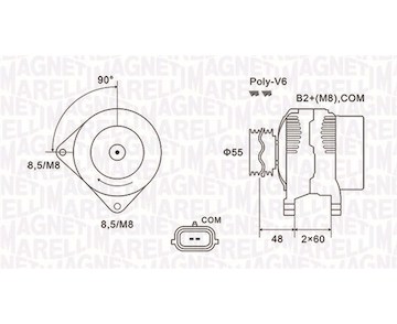 generátor MAGNETI MARELLI 063731974010