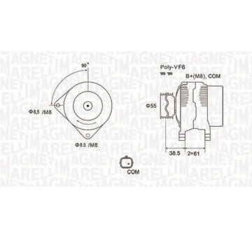 generátor MAGNETI MARELLI 063731975010