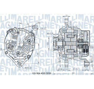 generátor MAGNETI MARELLI 063731977010