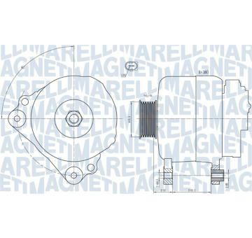 generátor MAGNETI MARELLI 063731992010