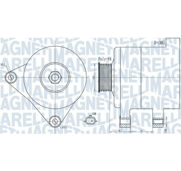 generátor MAGNETI MARELLI 063732003010