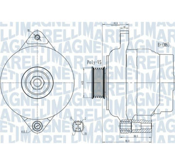 generátor MAGNETI MARELLI 063732004010