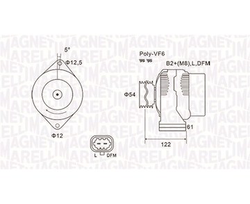 generátor MAGNETI MARELLI 063732005010