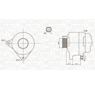 generátor MAGNETI MARELLI 063732008010