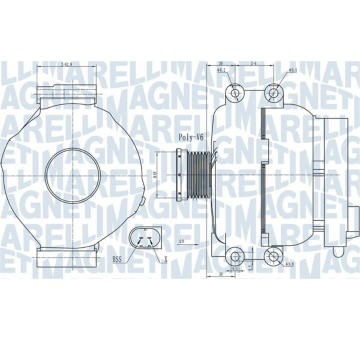 generátor MAGNETI MARELLI 063732009010