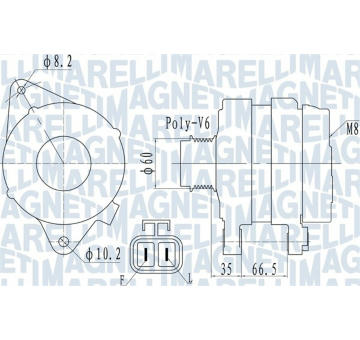 generátor MAGNETI MARELLI 063732010010