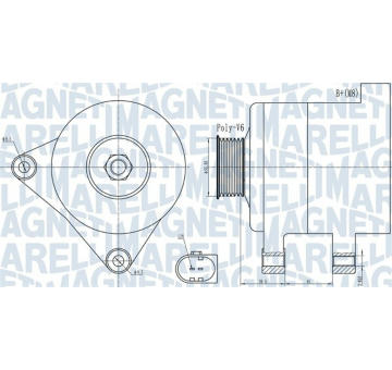 generátor MAGNETI MARELLI 063732011010