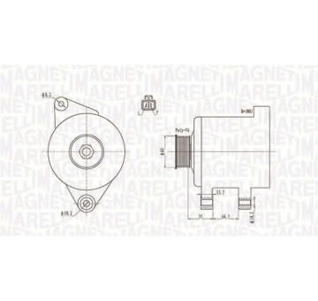 generátor MAGNETI MARELLI 063732017010