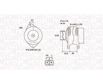 generátor MAGNETI MARELLI 063732020010