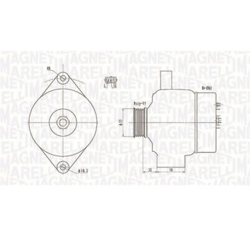 generátor MAGNETI MARELLI 063732026010