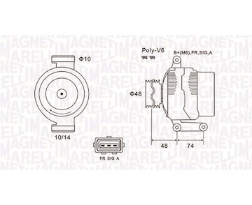 generátor MAGNETI MARELLI 063732034010