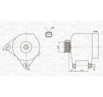 generátor MAGNETI MARELLI 063732043010