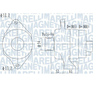 generátor MAGNETI MARELLI 063732049010