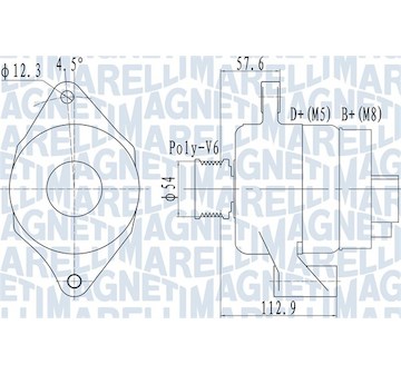 generátor MAGNETI MARELLI 063732050010