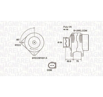 generátor MAGNETI MARELLI 063732051010