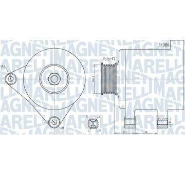 generátor MAGNETI MARELLI 063732078010