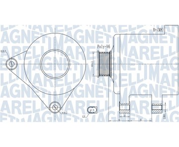 generátor MAGNETI MARELLI 063732091010