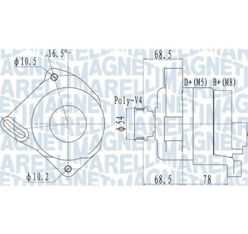 generátor MAGNETI MARELLI 063732094010