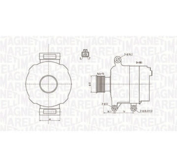 generátor MAGNETI MARELLI 063732109010